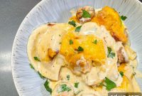 Cheesy Pierogi and Sausage Casserole