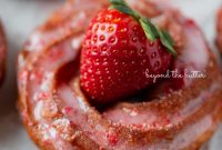 Strawberry-Glazed French Crullers Recipe