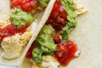 High-Protein Breakfast Tacos with Eggs and Avocado