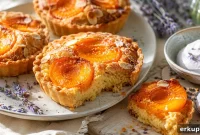 Apricot Frangipane Tartlets with Lavender Cream