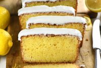 Buttery Lemon Pound Cake Recipe with Zesty Glaze