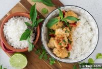 Thai Chicken Meatballs Recipe with Sweet Chili Glaze
