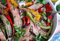 Grilled Flank Steak with Zesty Chimichurri Sauce Recipe
