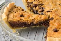 Classic Chocolate Chip Pie Recipe with Gooey Center