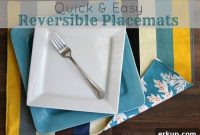 DIY Reversible Placemat: Step-by-Step Sewing Tutorial