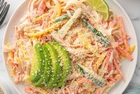 Spicy Kani Crab Sushi Salad with Sriracha Mayo