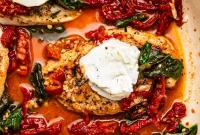 Chicken Bryan Copycat: Sun-Dried Tomato Goat Cheese Chicken