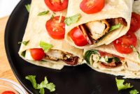 Crispy Chicken Bacon Ranch Wraps — Whole30 AIP Option