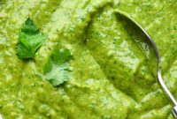 Dairy-Free Avocado Herb Green Sauce