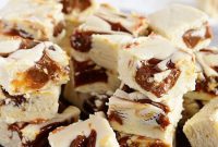 Baileys Irish Cream Fudge with Caramel and Vanilla Recipe Video