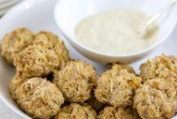 Crispy Baked Sauerkraut Balls with Tangy Mustard Dip