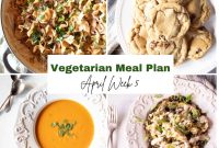 Week 5 Vegetarian Meal Plan for April