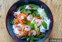 Vietnamese Shrimp Vermicelli Salad Recipe (Bun Tom)