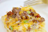 Cheesy Sausage and Hash Brown Casserole Recipe