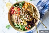 Moroccan-Spiced Chicken and Quinoa Salad with Citrus Dressing