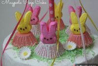 How to Make a Maypole Peeps Cake for Spring