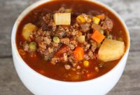 Hamburger Soup Recipe for Weekend Potluck Episode 354