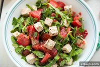 Fresh Herbed Tofu and Tomato Salad with Basil