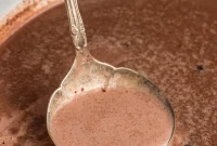 Creamy Slow Cooker Nutella Hot Chocolate