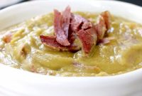 Smoky Split Pea Soup with Turkey Leg