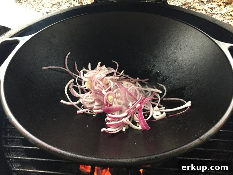 Jeyuk Bokkeum (Spicy Korean Pork) Recipe for the Big Green Egg 8 Spicy Korean Pork Stir Fry