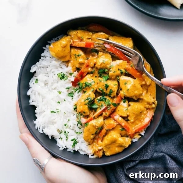 Coconut curry chicken