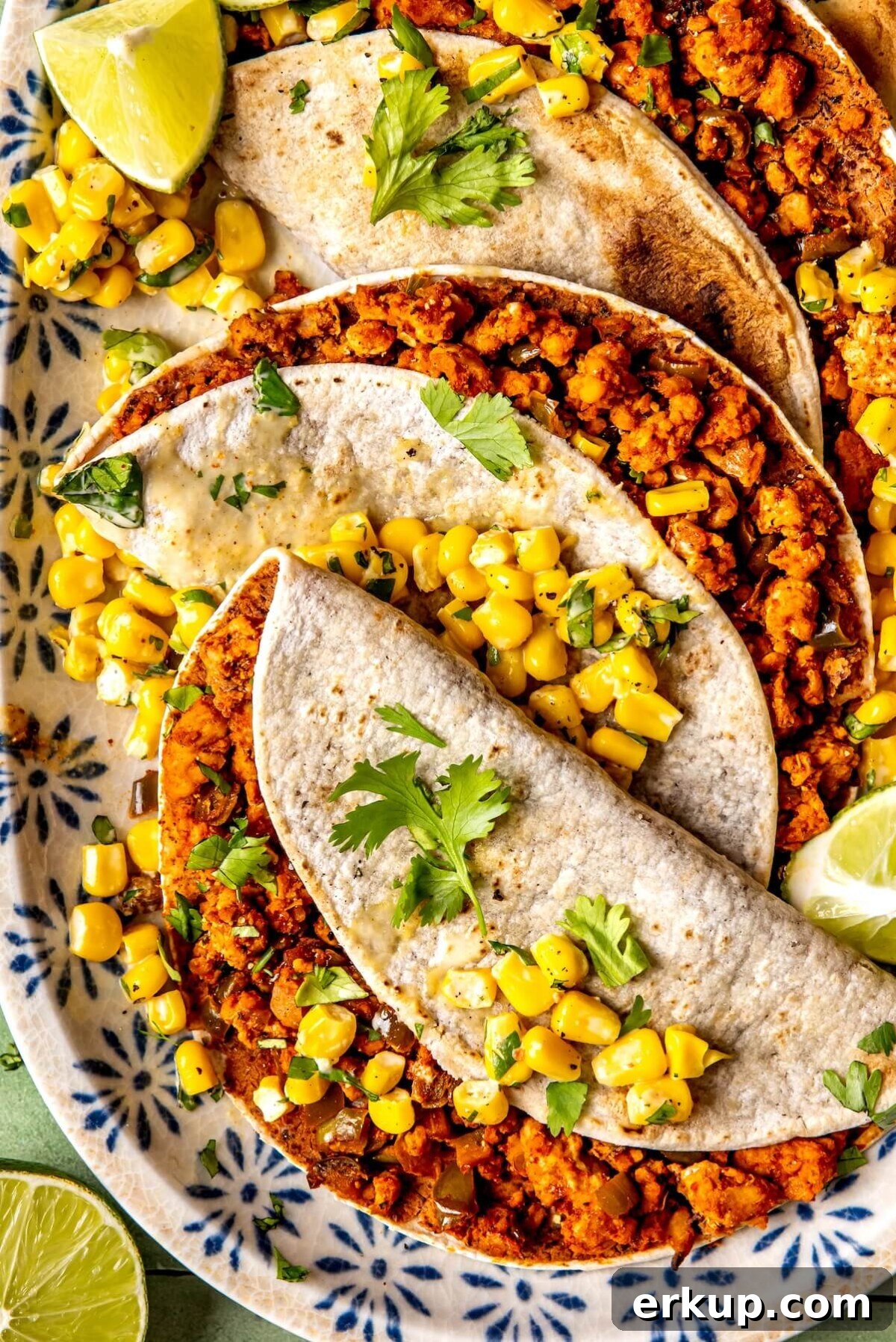 Street Corn Chicken Tacos - Olivia Adriance