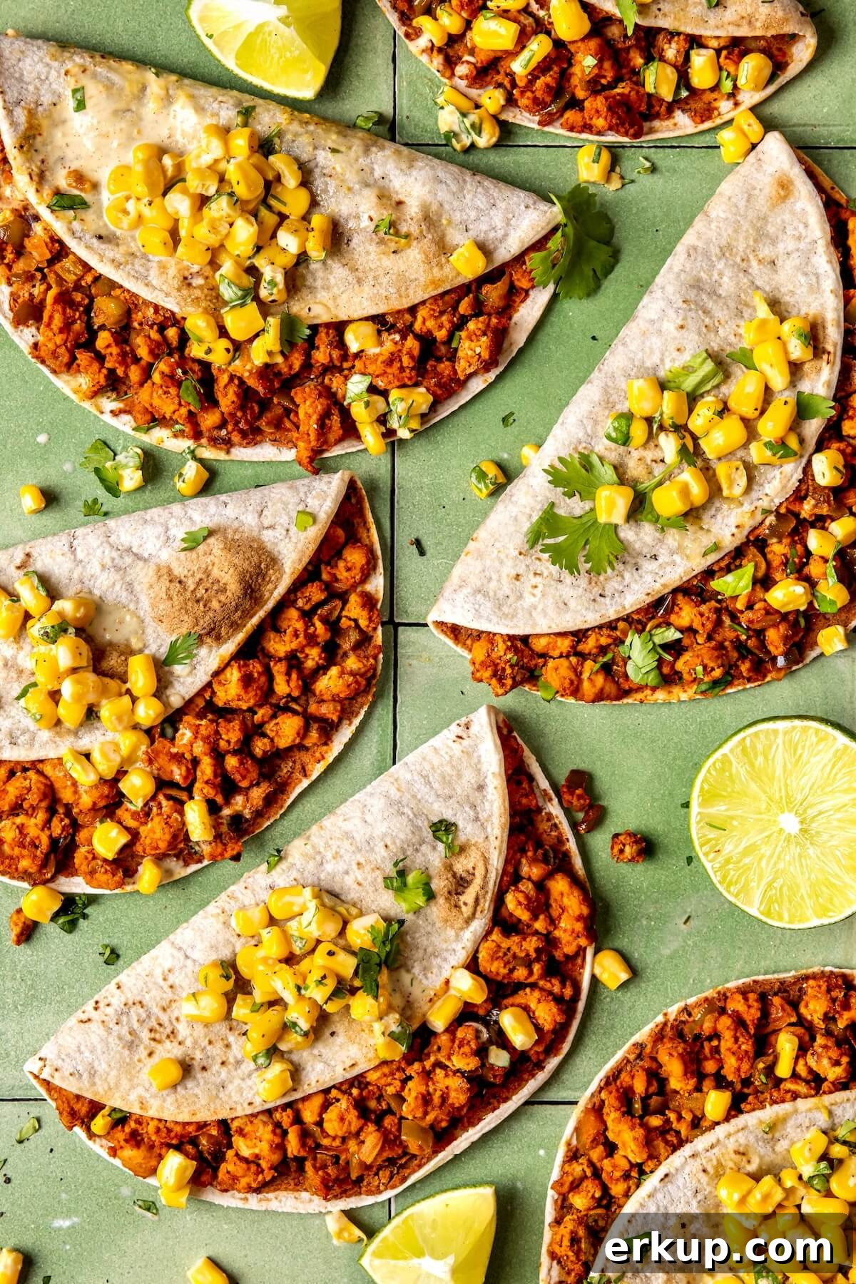Street Corn Chicken Tacos - Olivia Adriance