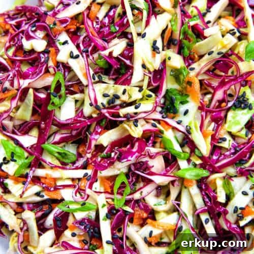 Asian cabbage coleslaw