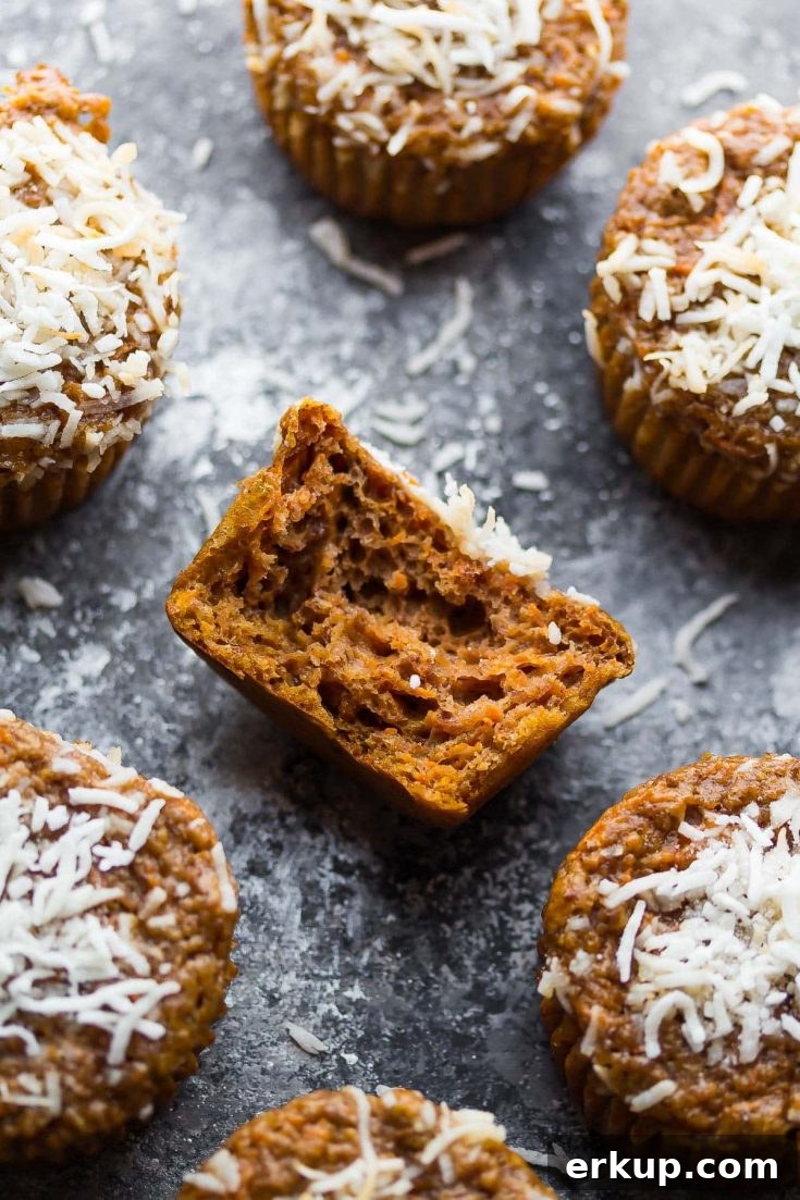 Image for Carrot Lentil Protein Muffins