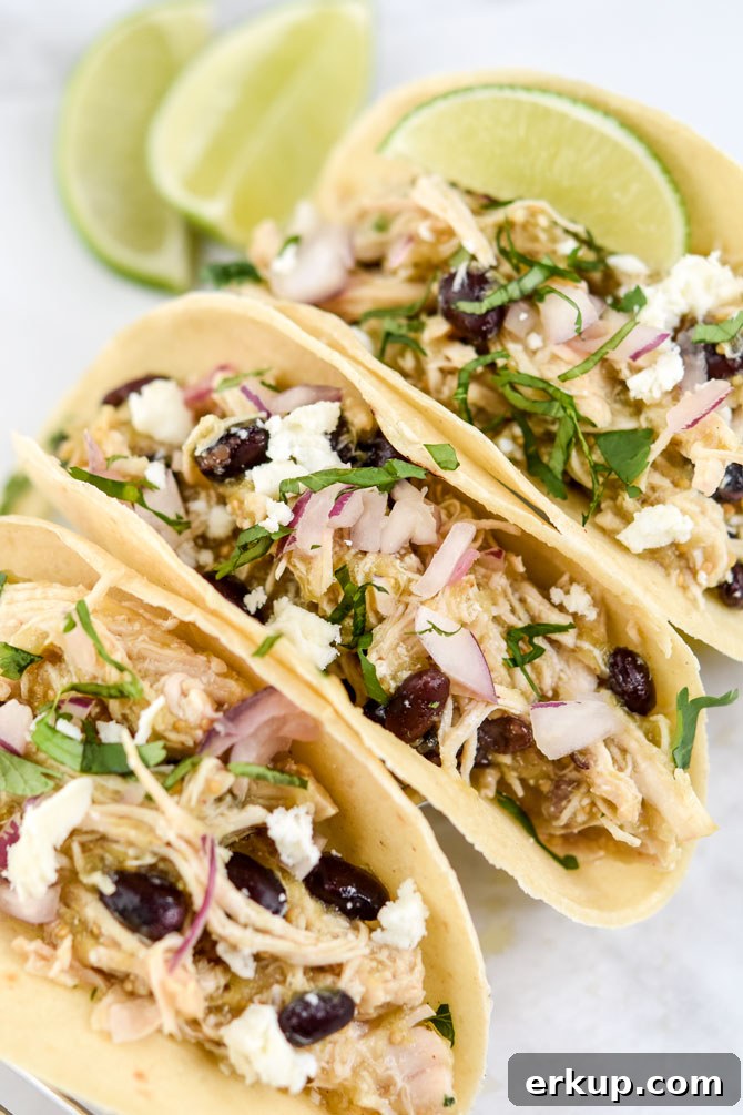 Image for Instant Pot Salsa Verde Chicken Tacos