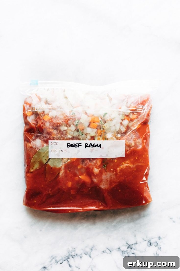 Image for Freezer Meal Beef Ragu