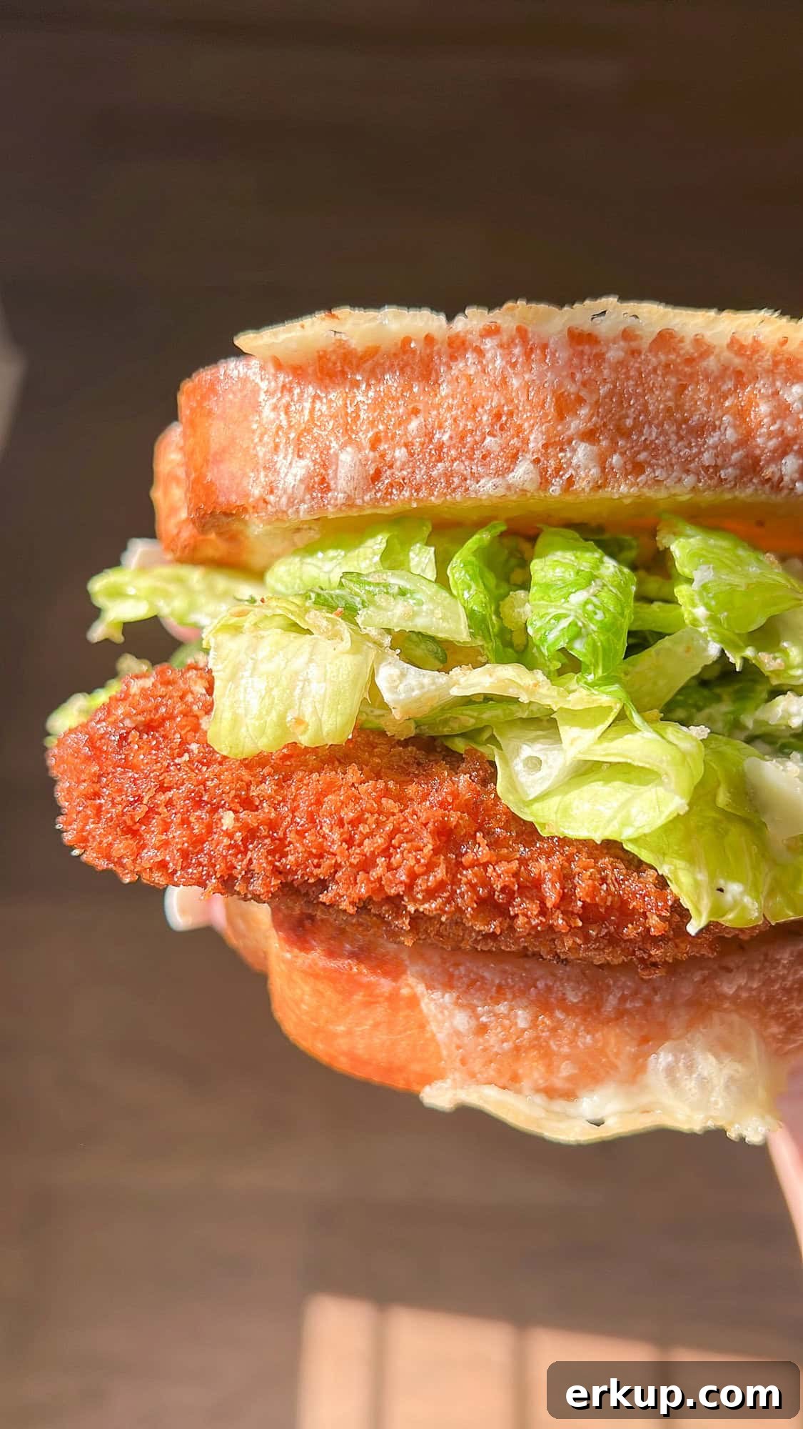 chicken caesar salad sandwich