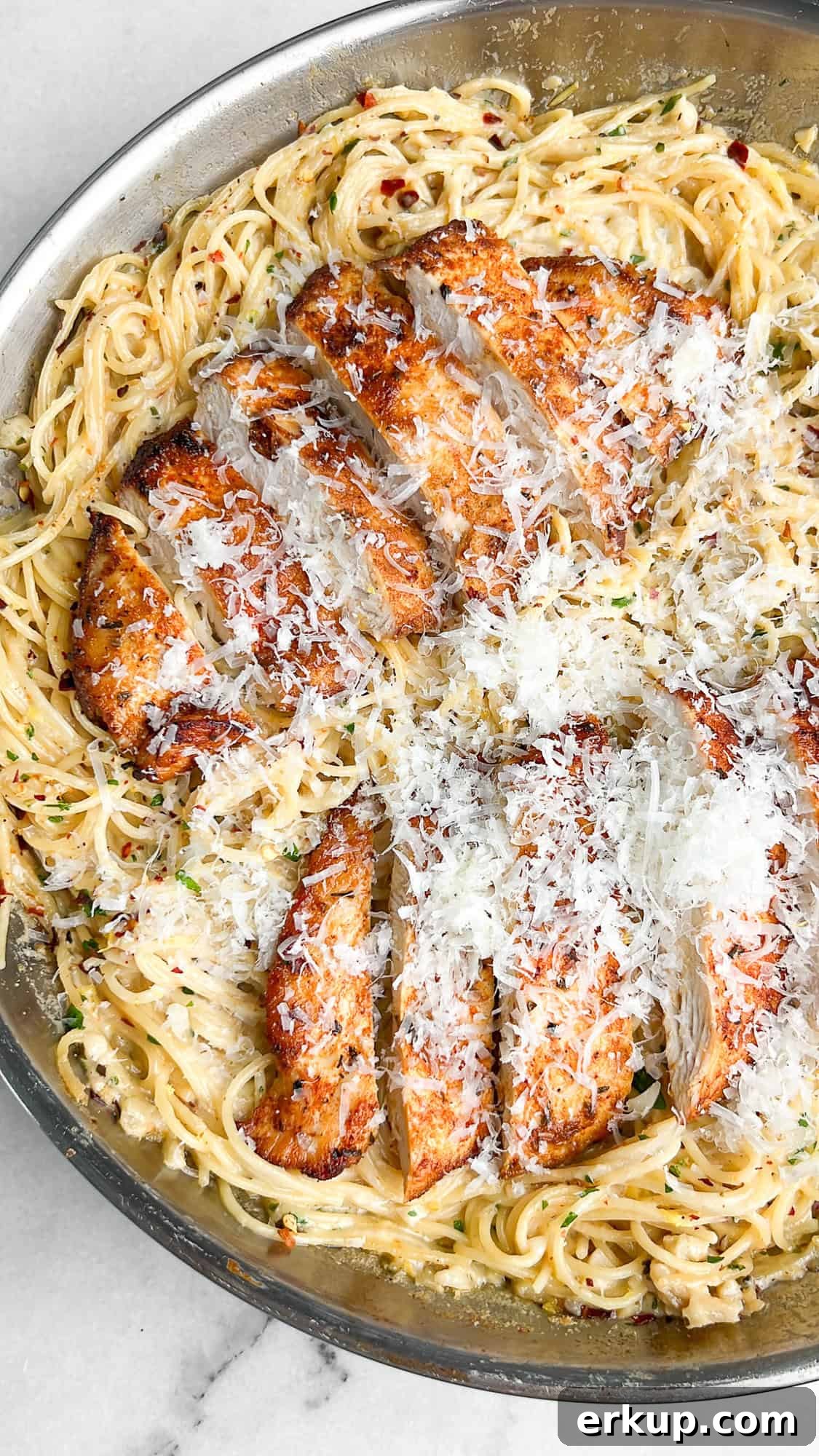lemon parmesan one-pan pasta