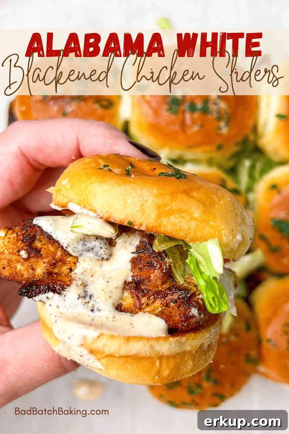 Alabama White Chicken Sliders