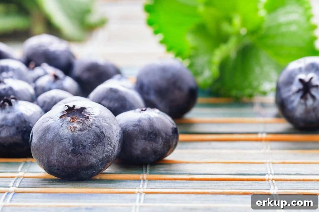 Blueberries is a delicious fruit for September