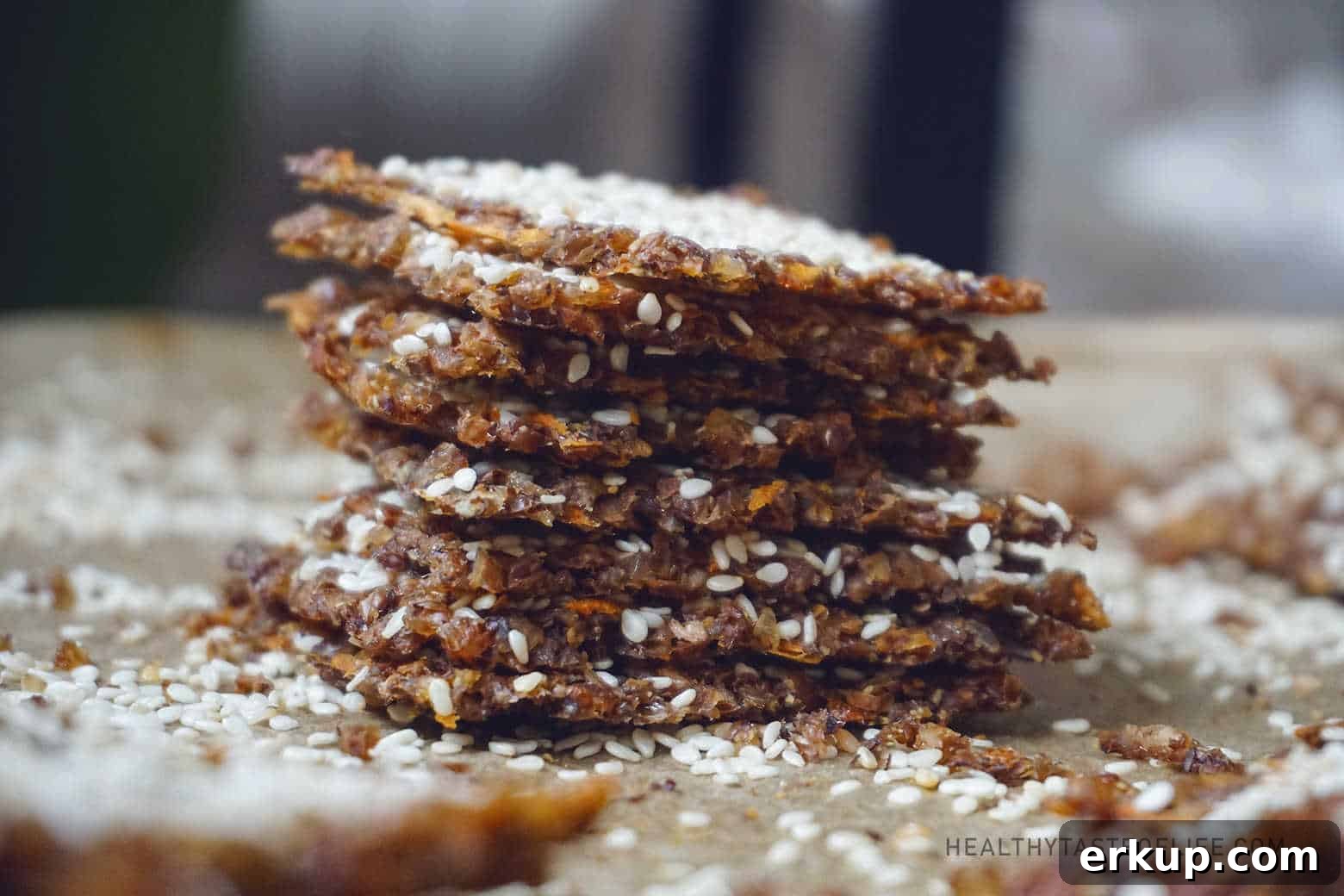 Thin Crispy Buckwheat Crackers