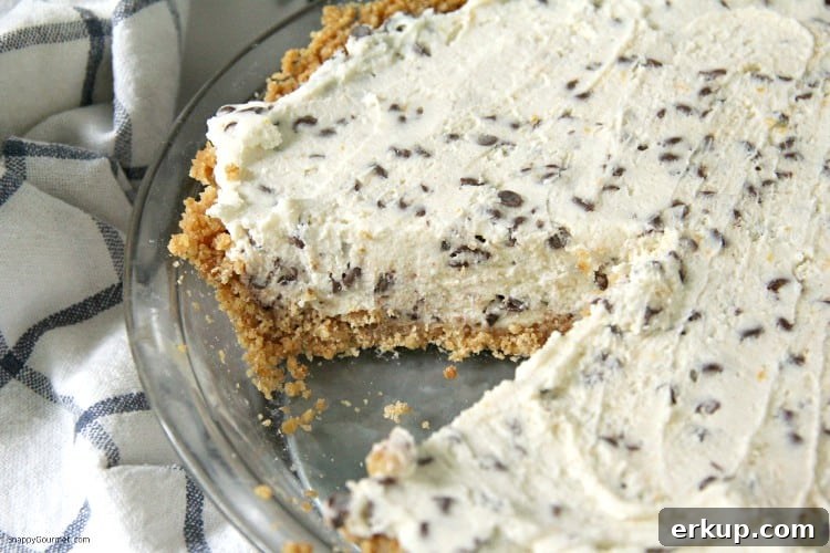 cannoli pie in pie plate