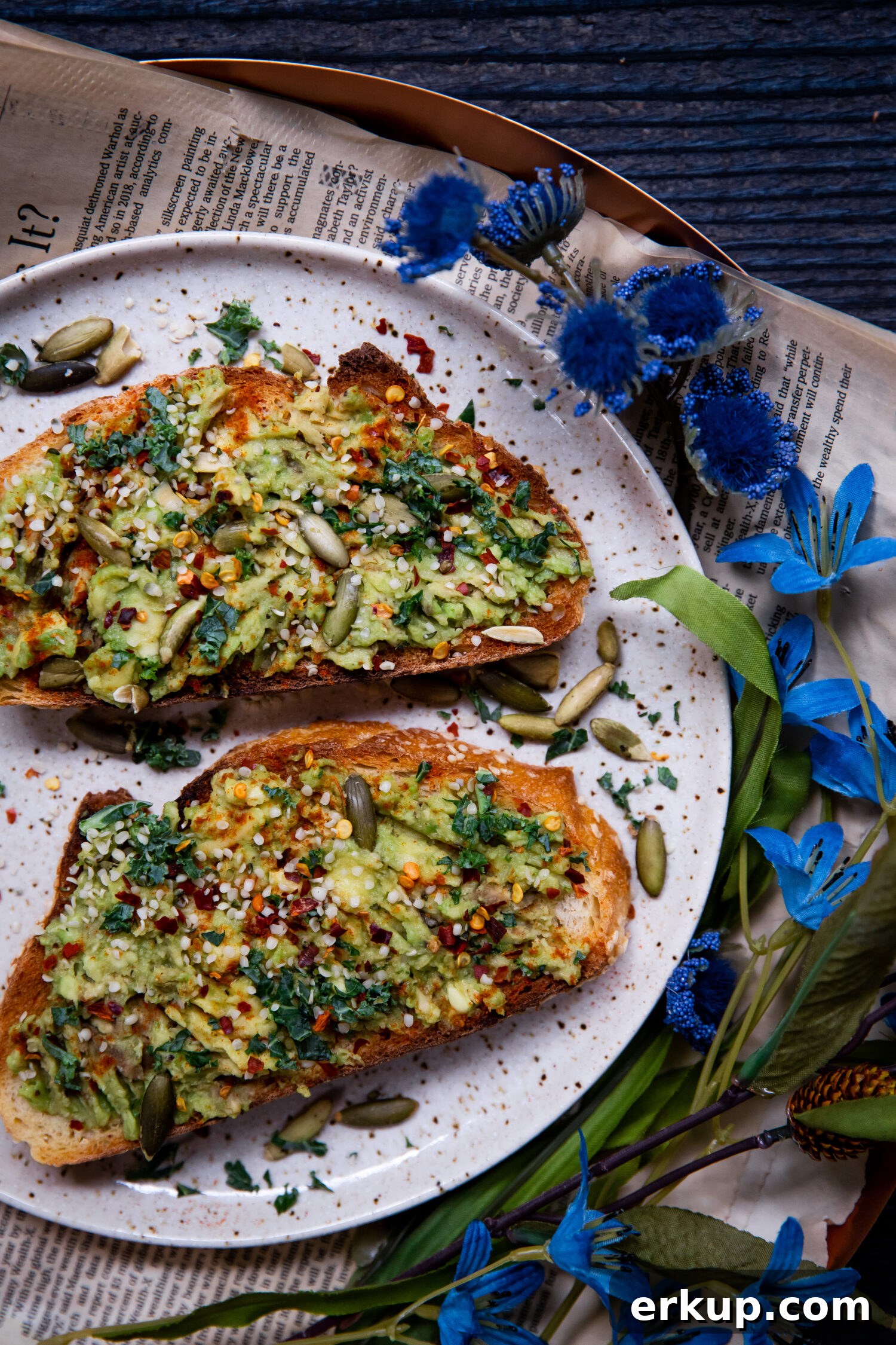 My Favorite Avocado Toast | Well and Full | #vegan #recipe #avocadotoast