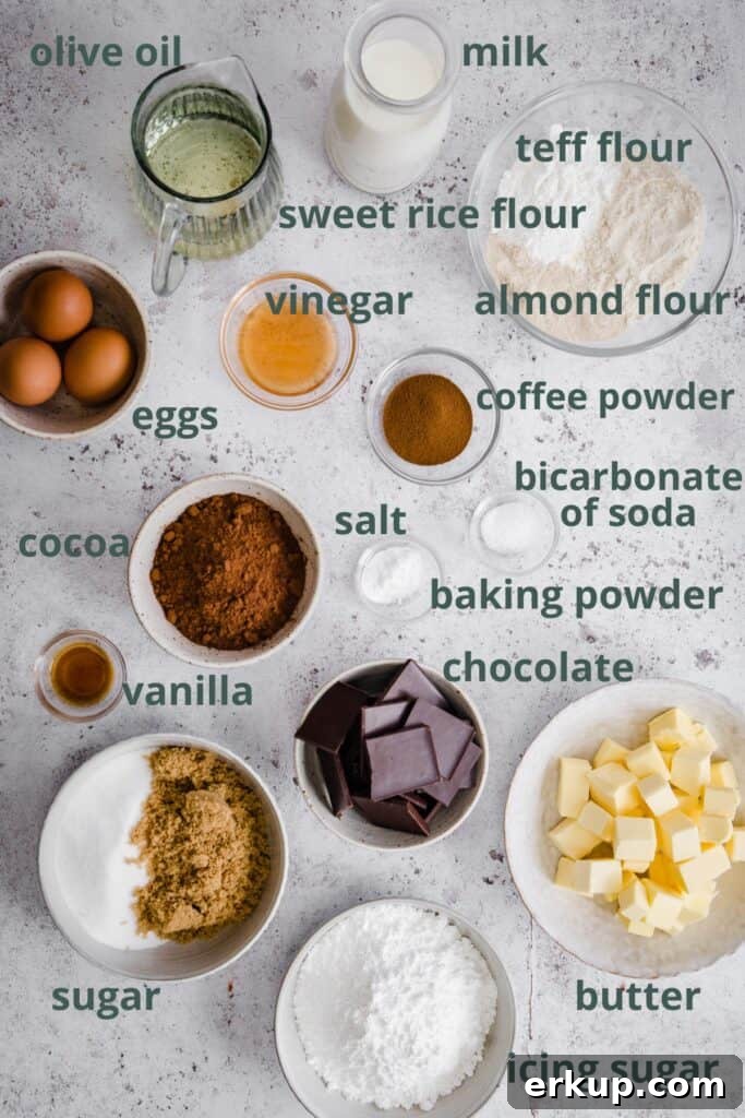 Moist Gluten-Free Chocolate Cake Recipe 6 ingredients for Gluten Free Chocolate Fudge Cake