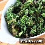 Garlic Roasted Kale © Jeanette's Healthy Living