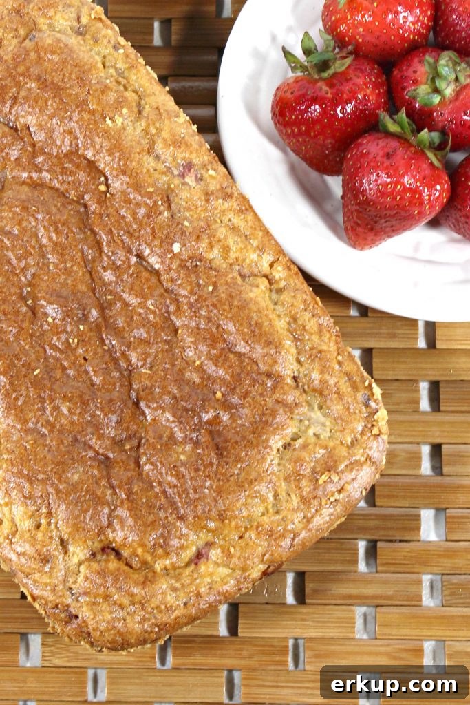Easy Keto Strawberry Bread Recipe