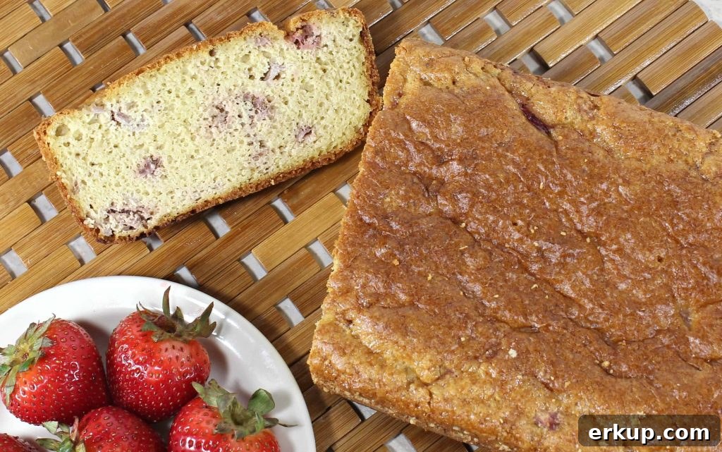 Easy Keto Strawberry Bread Recipe