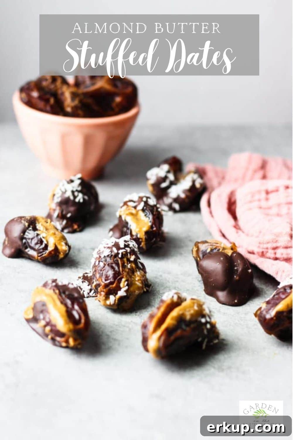 Almond Butter Stuffed Dates Recipe 7 almond butter stuffed dates