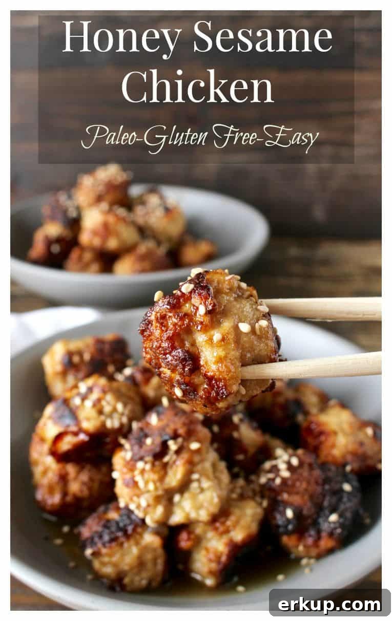 Honey Sesame Chicken (Paleo)