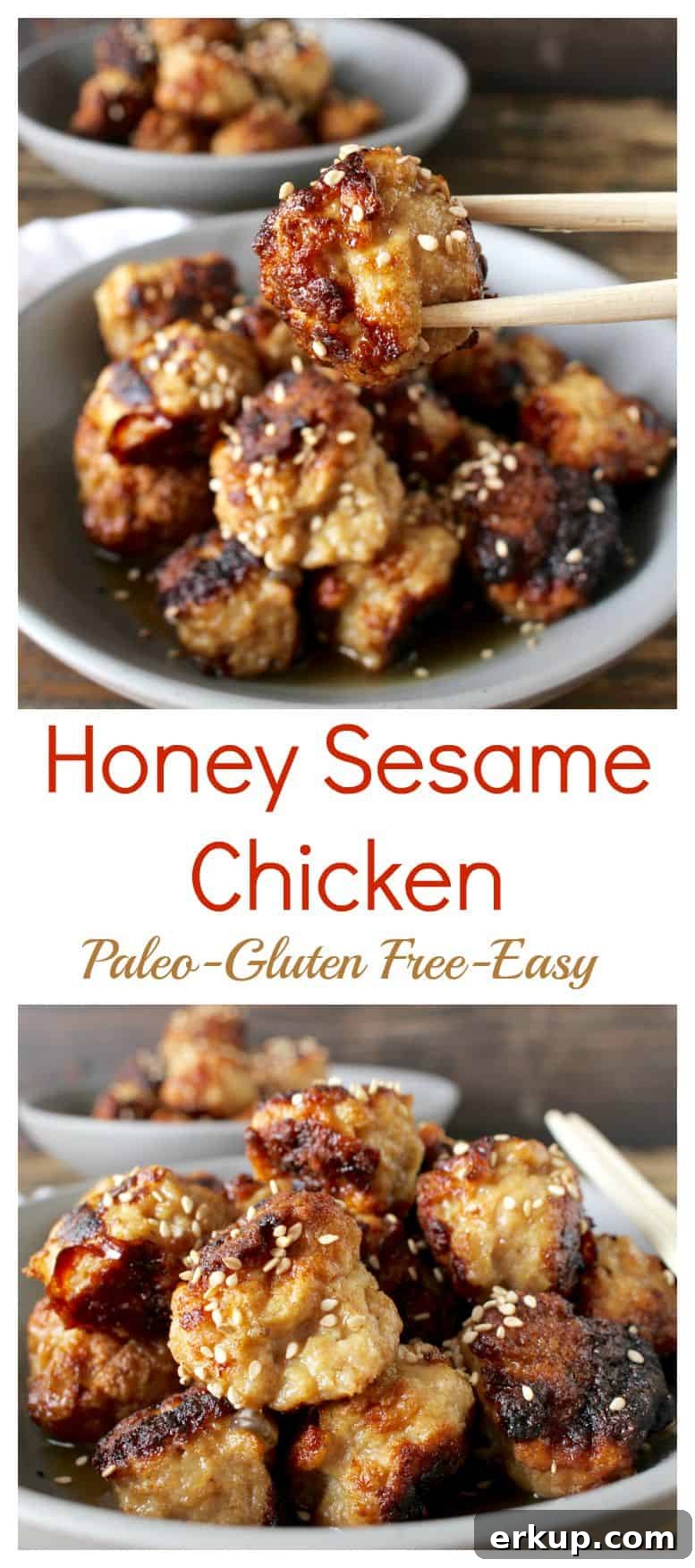 Honey Sesame Chicken (Paleo)