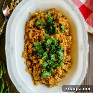 keema karele ground beef bitter mellon