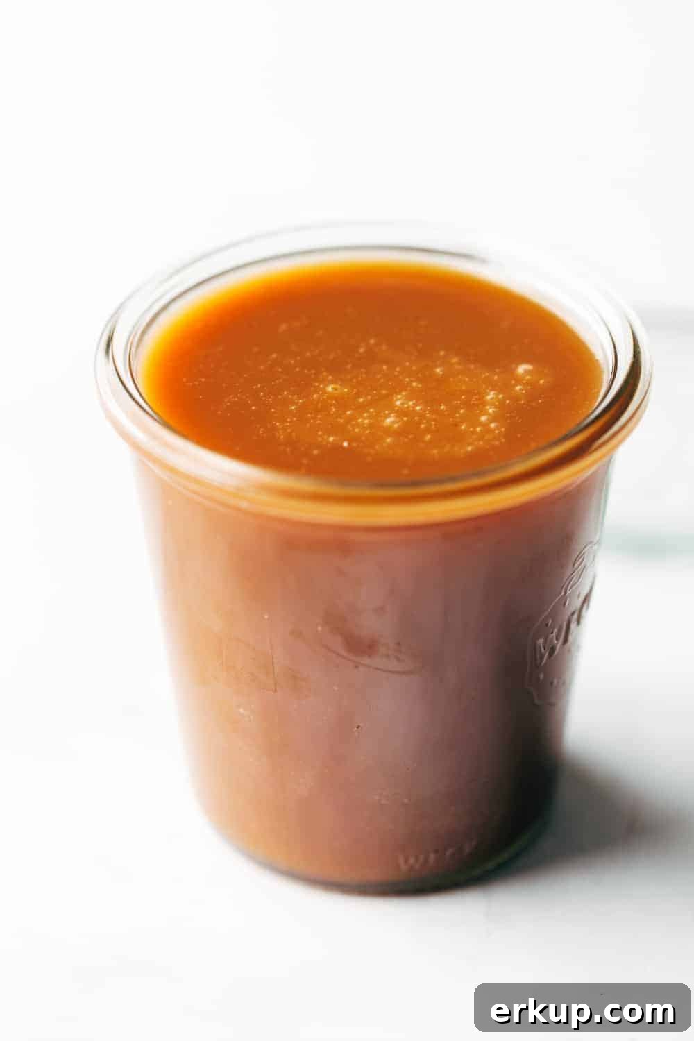 Salted caramel sauce is easy to make at home and is delicious on everything