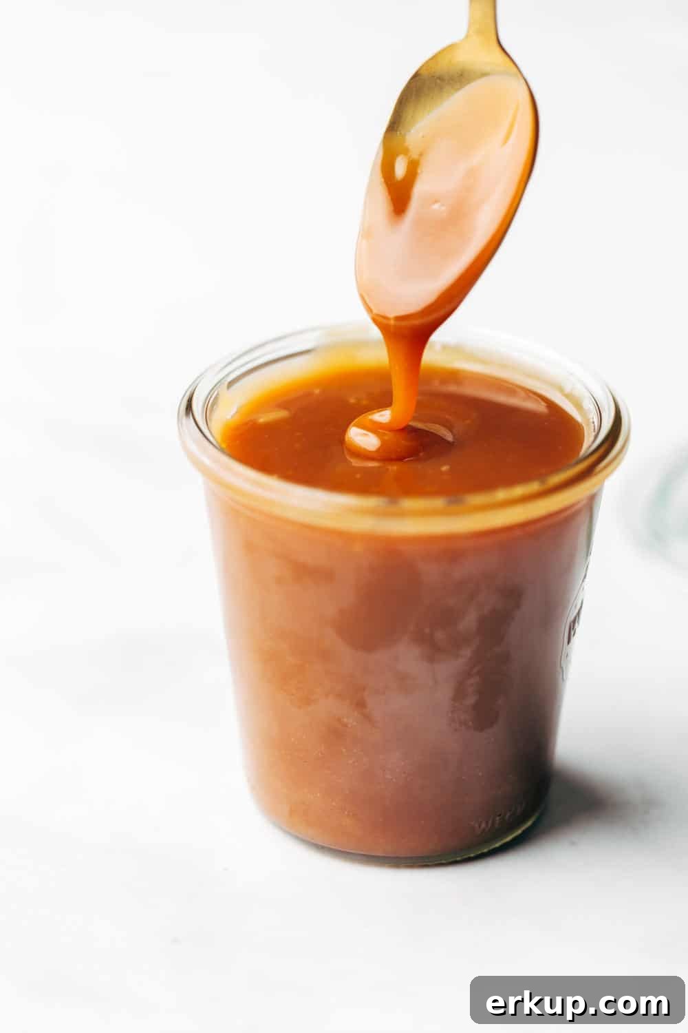 Homemade salted caramel sauce is so much better than store-bought