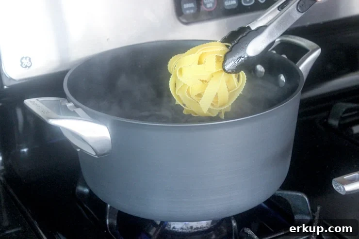 boiling pasta